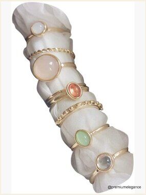 Vintage Stackable Midi Knuckle Ring Set - 19 Pieces